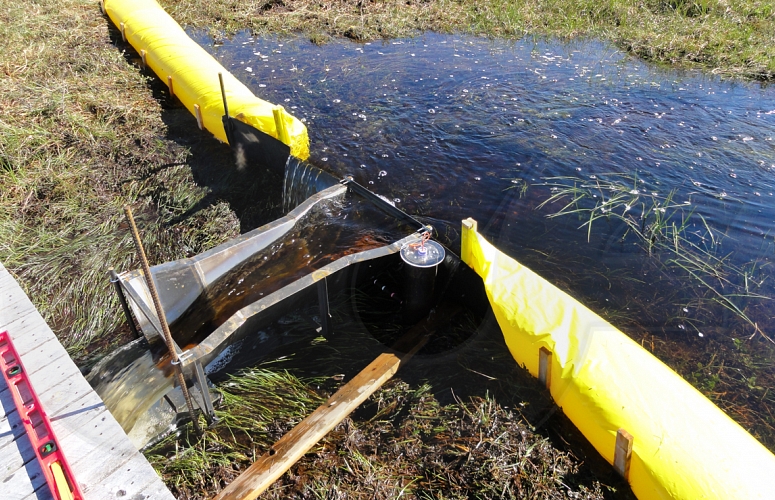 Slide for Trapezoidal Flumes