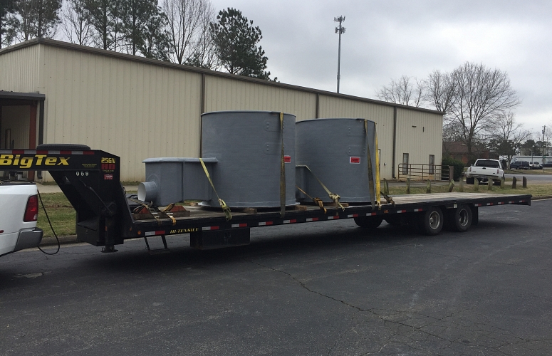 Dome-top-parshall-flume-manhole